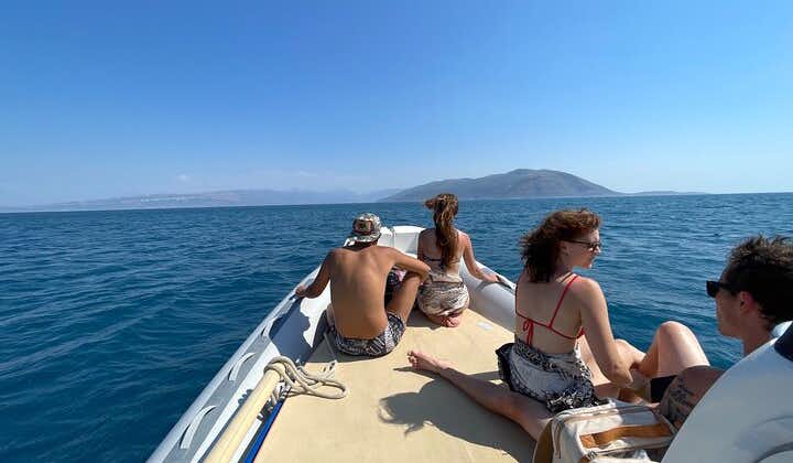 Speed Boat Trip to Sazan Island and Karaburun from Vlora, Albania