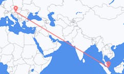 Flyreiser fra Singapore, Singapore til Heviz, Ungarn