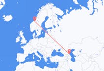 Flyg från Machatjkala, Ryssland till Trondheim, Norge