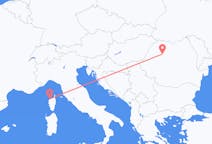 Flyreiser fra Calvi, Haute-Corse, Frankrike til Cluj-Napoca, Romania