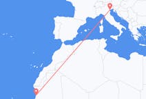 Flyreiser fra Nouakchott, til Venezia