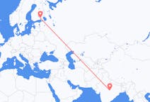 Flights from Jabalpur, India to Lappeenranta, Finland