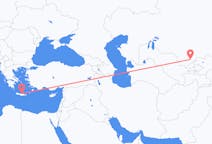 Flights from Shymkent to Heraklion