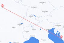 Flights from Zadar, Croatia to Paris, France