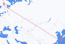 Flights from Okinawa Island, Japan to Kuusamo, Finland