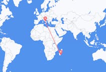 Flyrejser fra Tôlanaro, Madagaskar til Napoli, Italien