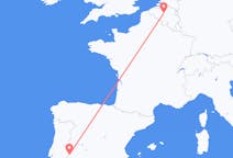 Lennot Brysselistä, Belgia Badajoziin, Espanja