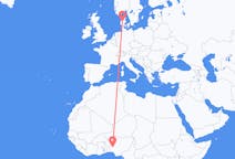 Flights from Ilorin, Nigeria to Karup, Denmark