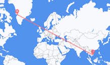 베트남 달랏에서 출발해 그린란드 일루리사트에게(으)로 가는 항공편