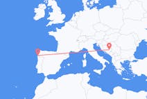 보스니아 헤르체고비나 사라예보에서 출발해 스페인 비고에게(으)로 가는 항공편