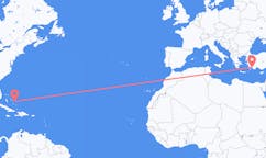 Flights from San Salvador Island, the Bahamas to Dalaman, Turkey