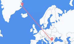 Flyreiser fra Plovdiv, Bulgaria til Ittoqqortoormiit, Grønland