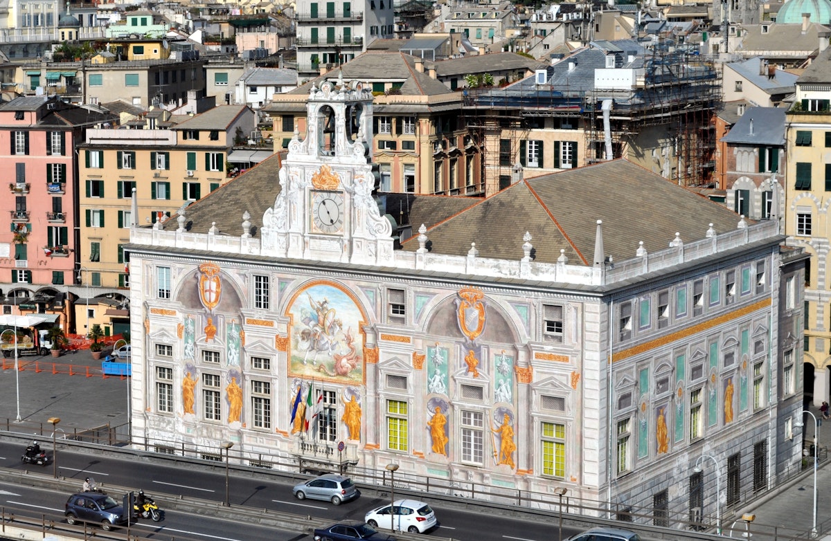 Св банк. Палаццо Сан-Джорджо Генуя. Генуэзский банк Святого Георгия. Банк св Георгия в Генуе. Банк Святого Георгия 1407.