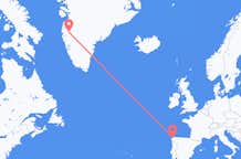 Vluchten van La Coruña naar Kangerlussuaq
