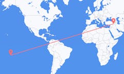 Flights from Tahiti to Şırnak