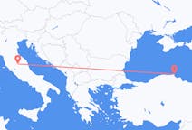 Flights from Sinop, Turkey to Perugia, Italy
