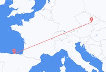 出发地 捷克出发地 布尔诺目的地 西班牙桑坦德的航班