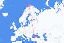 Flyg från Alta, Norge till Ankara, Turkiet