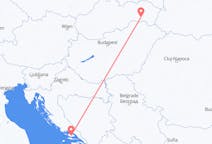 Vluchten van Brač, Kroatië naar Kosice, Slowakije