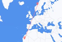 Flyg från Atar, Mauretanien till Trondheim, Norge