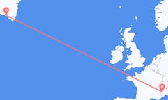 Flyg från Turin, Italien till Qaqortoq, Grönland