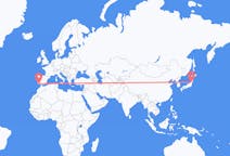 Flyrejser fra Yamagata, Japan til Faro, Portugal
