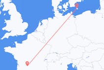 Flights from Brive-la-Gaillarde, France to Bornholm, Denmark