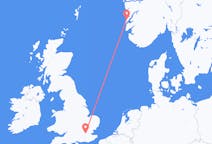 Flights from London, the United Kingdom to Stord, Norway