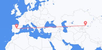 Flyreiser fra Kirgisistan til Spania