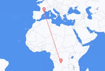 Flights from Dundo, Angola to Perpignan, France