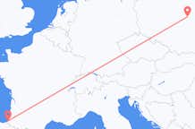 Flyreiser fra Biarritz, Frankrike til Warszawa, Polen