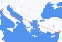 出发地 意大利比萨目的地 土耳其哈塔伊省的航班