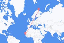 Flights from Banjul to Kirkenes