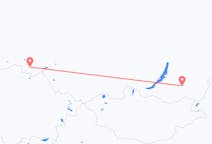 Vols depuis la ville de Chita vers la ville d'Omsk