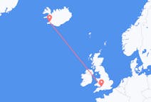 Voli da Bristol, Inghilterra a Reykjavík, Islanda