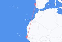 Flyrejser fra Cap Skiring, Senegal til Lissabon, Portugal