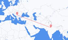 Flyreiser fra Gwalior, India til Kraljevo, Serbia