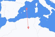 Voli da Ouargla, Algeria a Minorca, Spagna