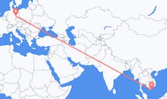 Flyreiser fra Côn Sơn Island, Vietnam til Leipzig, Tyskland