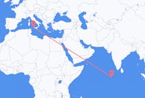 Flights from Kudahuvadhoo, Maldives to Trapani, Italy