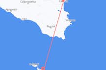 Vluchten van Malta, Malta naar Catanië, Italië