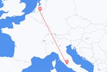 네덜란드 에인트호번에서 출발해 이탈리아 로마로(으)로 가는 항공편