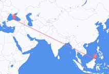 出发地 马来西亚山打根目的地 土耳其锡诺普的航班