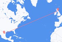 Flyreiser fra Monterrey, Mexico til Edinburgh, Skottland
