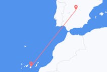 Flyreiser fra Las Palmas de Gran Canaria, Spania til Madrid, Spania