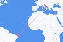 Flights from João Pessoa, Paraíba, Brazil to Naples, Italy