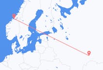 Vols depuis la ville de Samara vers la ville de Ørland