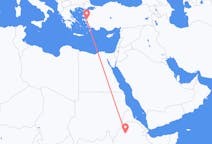 Flyrejser fra Bahir Dar, Etiopien til Izmir, Tyrkiet