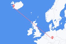 Loty z Reykjavik, Islandia do Norymberga, Niemcy