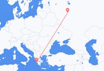 出发地 俄罗斯出发地 莫斯科目的地 希腊扎金索斯島的航班